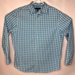Banana Republic Plaid Button Front Men’s Shirt
